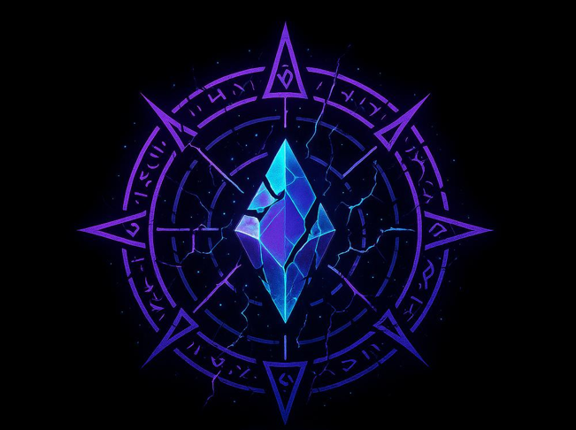 The Arcanome Crystal Logo